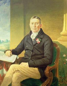 Porträtt av John Burton av Clapton